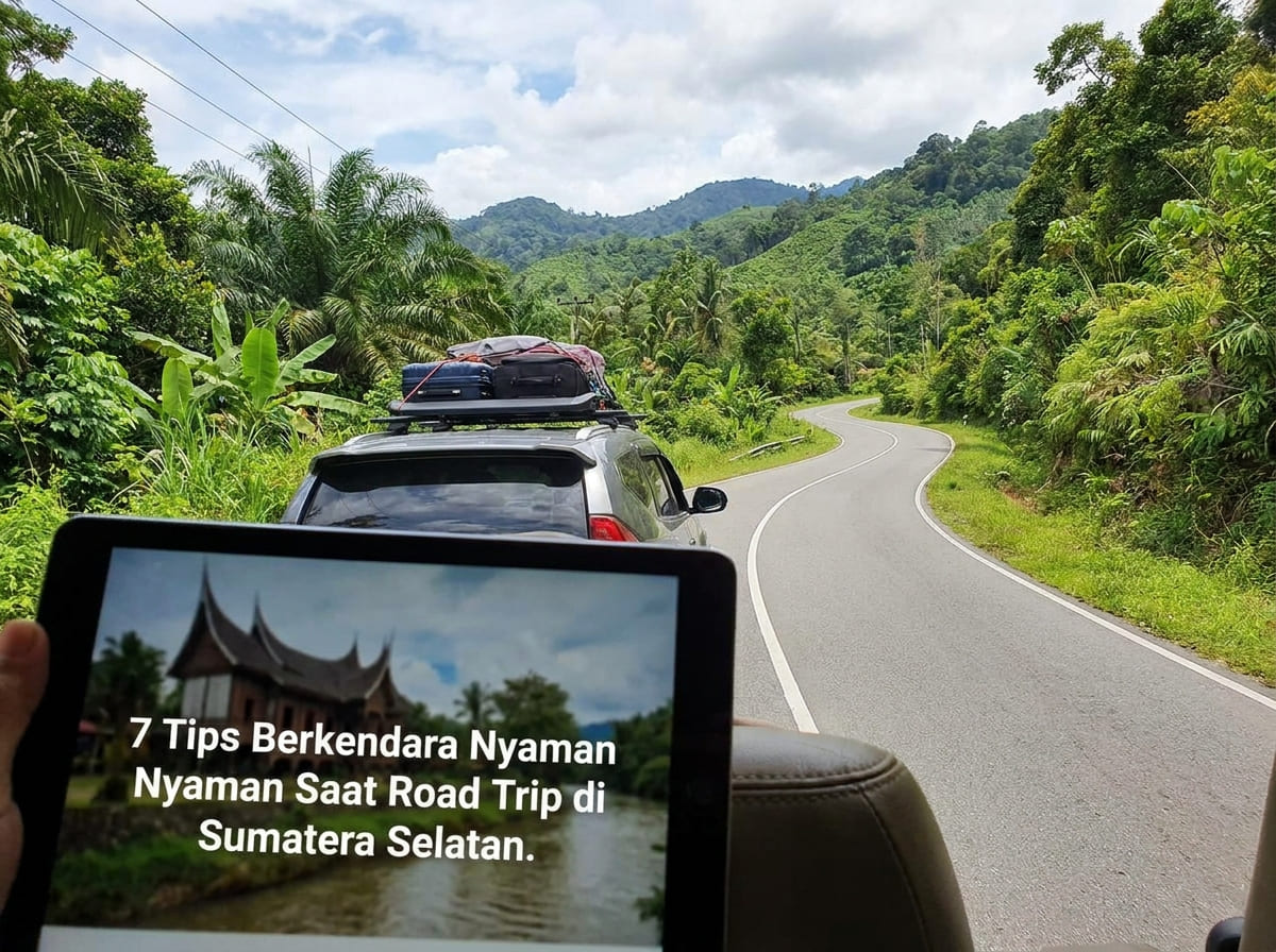 7 Tips Berkendara Nyaman Saat Road Trip di Sumatera Selatan